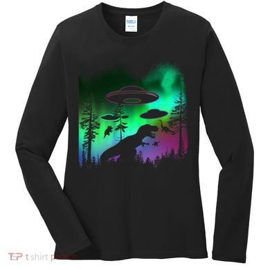 Storm Area 51 Alien Dinosaur UFO Women's Long Sleeve Shirt