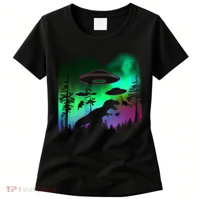 Storm Area 51 Alien Dinosaur UFO Women's T-Shirt