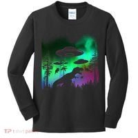 Storm Area 51 Alien Dinosaur UFO Kids Long Sleeve Shirt thumb 0