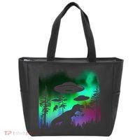 Storm Area 51 Alien Dinosaur UFO Tote Bag thumb 0