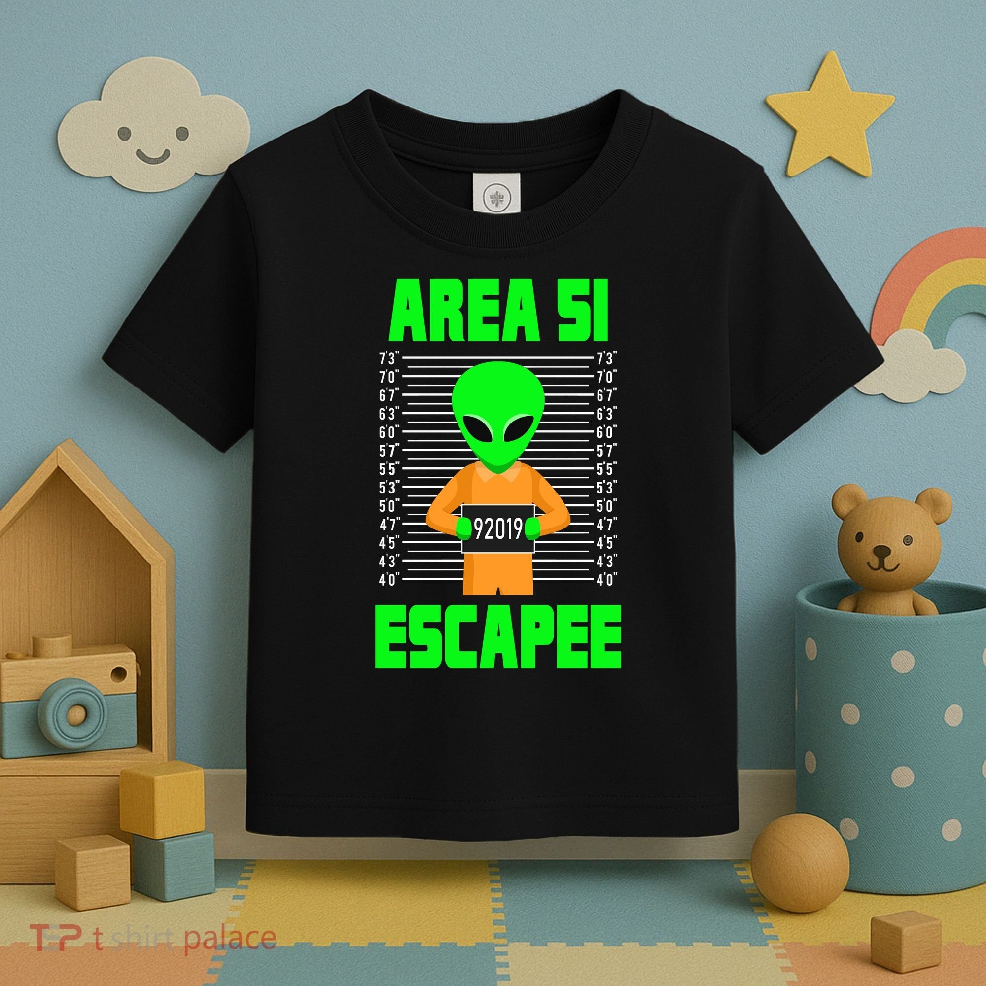 Storm Area 51 Alien Escapee Toddler T-Shirt