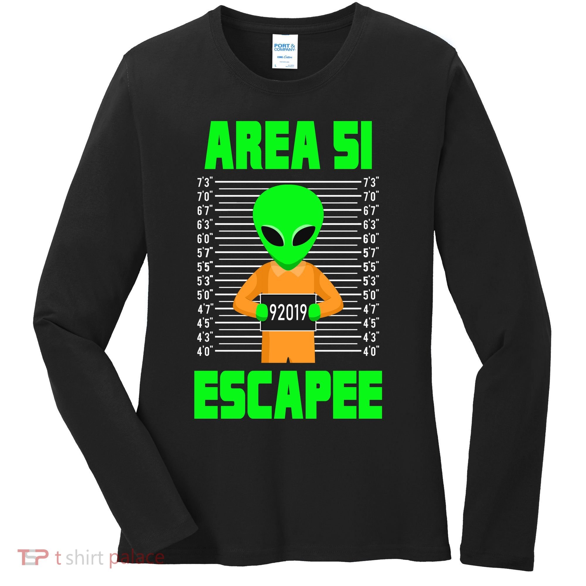 Storm Area 51 Alien Escapee Women's Long Sleeve Shirt