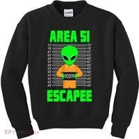 Storm Area 51 Alien Escapee Kids Sweatshirt thumb 0