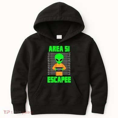 Storm Area 51 Alien Escapee Kids Hoodie