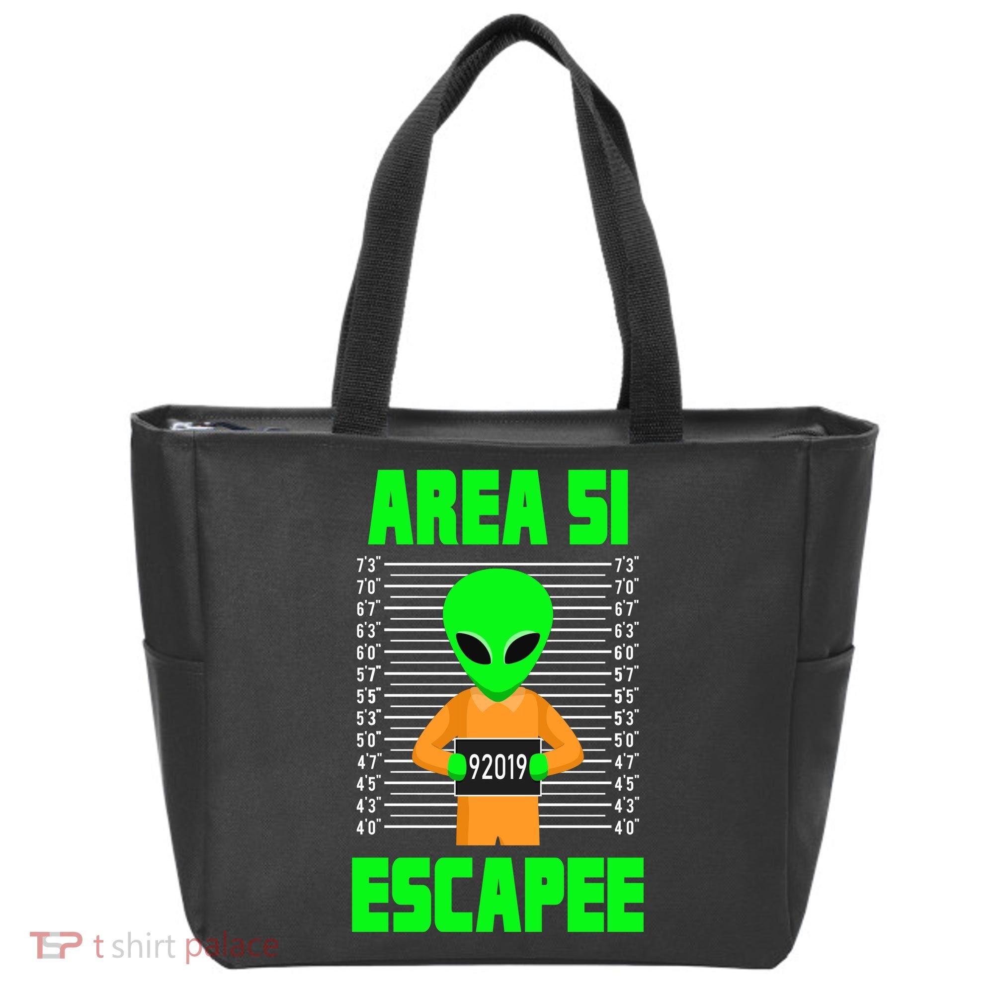 Storm Area 51 Alien Escapee Tote Bag