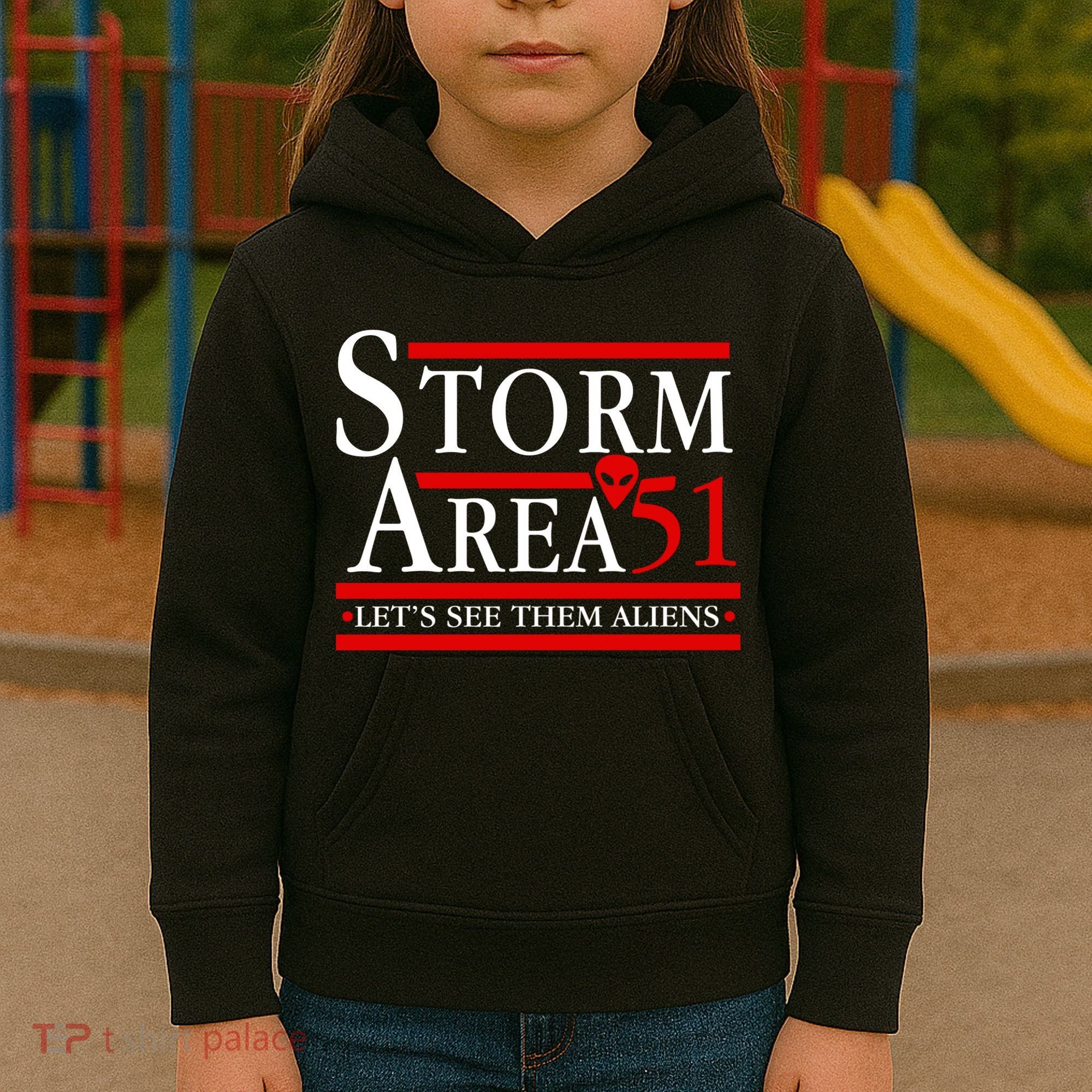 Storm Area 51 Campaign Kids Hoodie