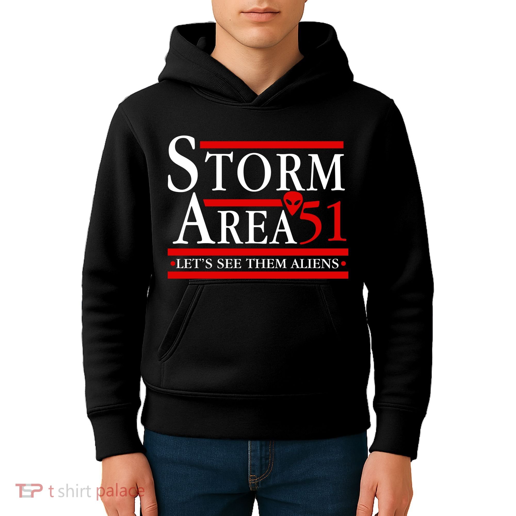 Storm Area 51 Campaign Kids Hoodie