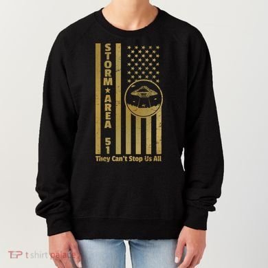Storm Area 51 Golden Flag Women's Sweatshirt