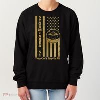 Storm Area 51 Golden Flag Women's Sweatshirt thumb 0