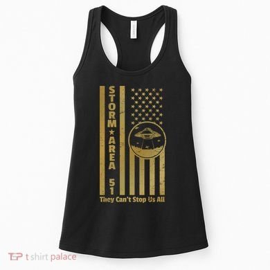 Storm Area 51 Golden Flag Women's Tank Top