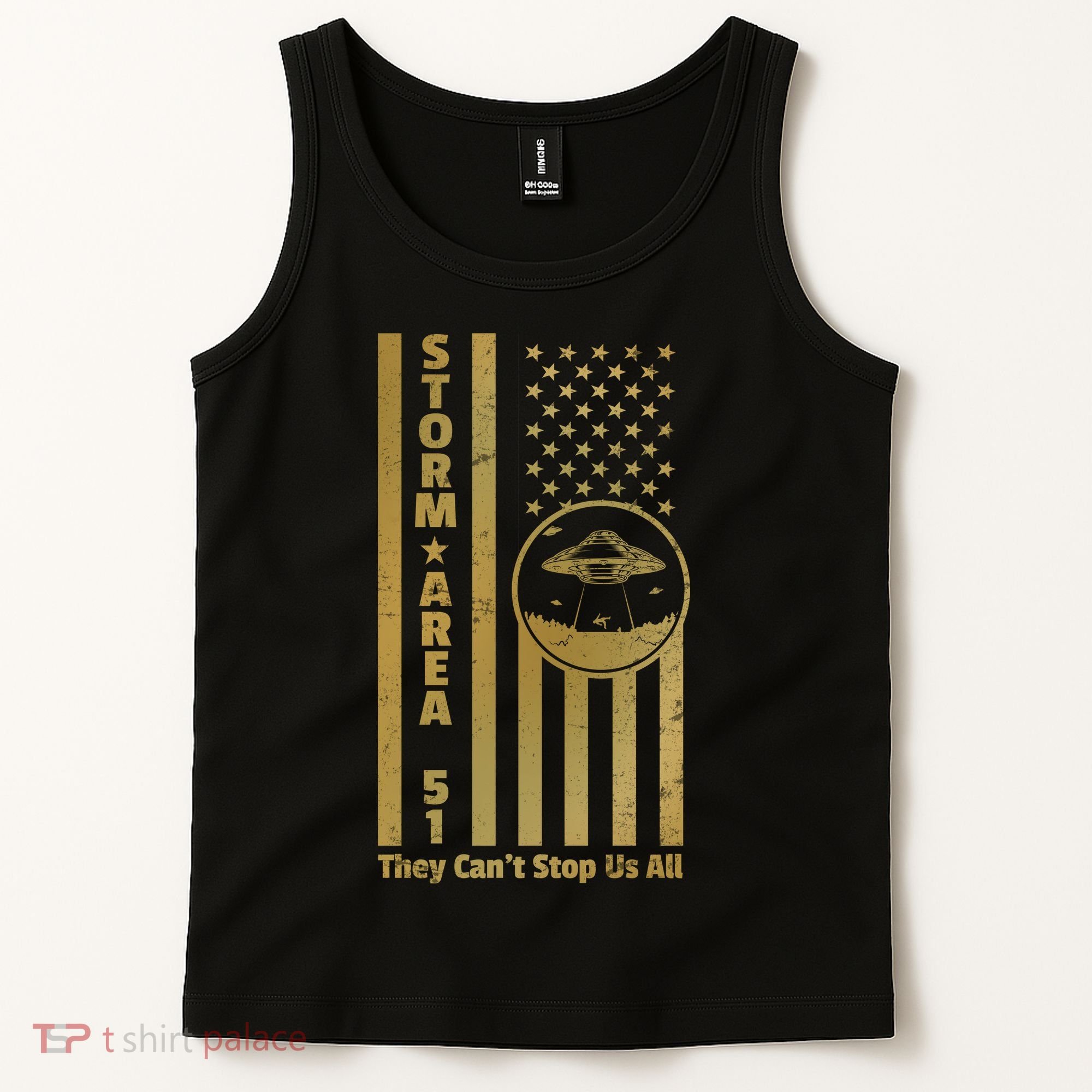Storm Area 51 Golden Flag Tank Top