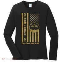 Storm Area 51 Golden Flag Women's Long Sleeve Shirt thumb 0