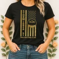 Storm Area 51 Golden Flag Women's T-Shirt thumb 2