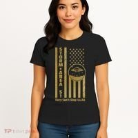 Storm Area 51 Golden Flag Women's T-Shirt thumb 4