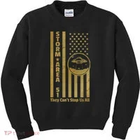Storm Area 51 Golden Flag Kids Sweatshirt thumb 0