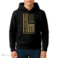 Storm Area 51 Golden Flag Kids Hoodie thumb 4