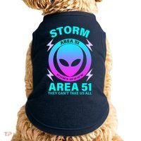 Storm Area 51 They Can't Stop Us All Doggie Tank thumb 0