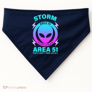 Storm Area 51 They Can't Stop Us All USA-Made Doggie Bandana