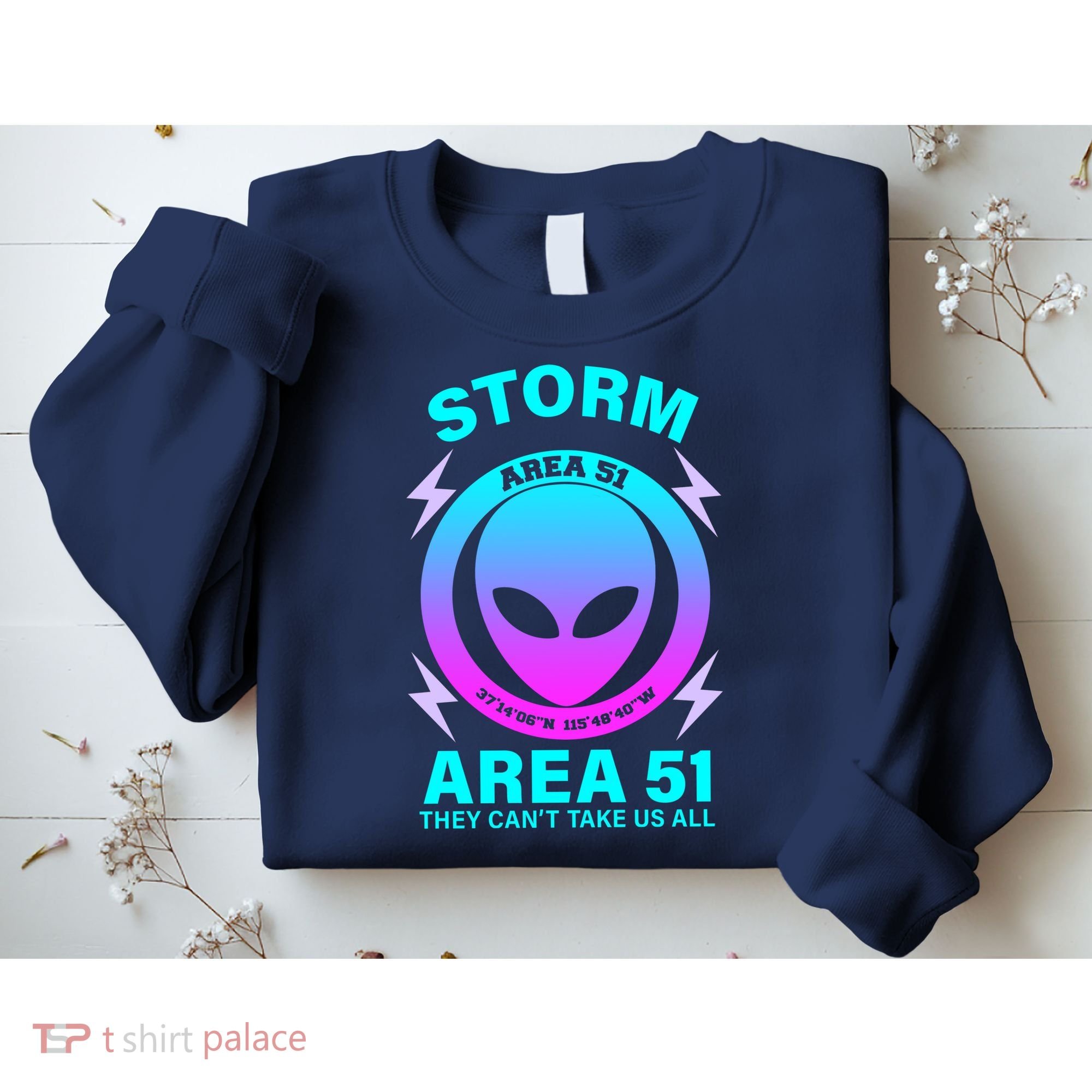 Storm Area 51 They Can't Stop Us All Sweatshirt
