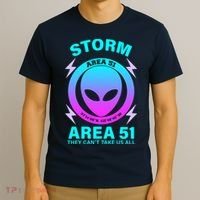 Storm Area 51 They Can't Stop Us All T-Shirt thumb 3
