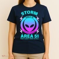 Storm Area 51 They Can't Stop Us All T-Shirt thumb 4