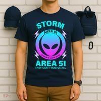 Storm Area 51 They Can't Stop Us All T-Shirt thumb 6