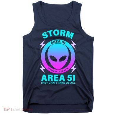 Storm Area 51 They Can't Stop Us All Tank Top