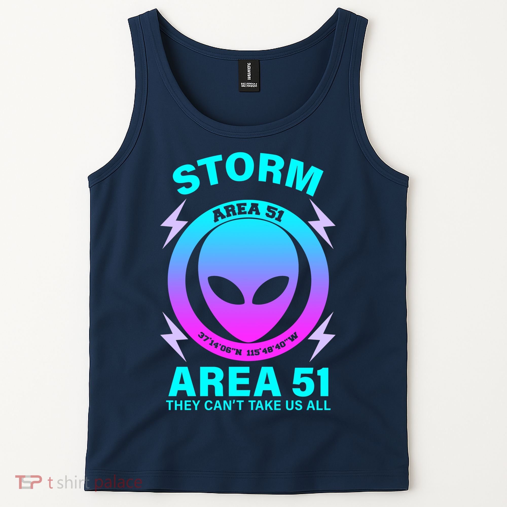 Storm Area 51 They Can't Stop Us All Tank Top
