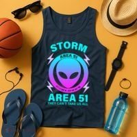 Storm Area 51 They Can't Stop Us All Tank Top thumb 4