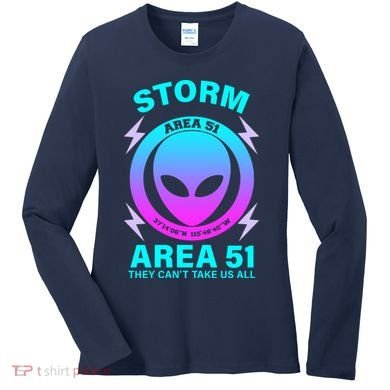 Storm Area 51 They Can't Stop Us All Women's Long Sleeve Shirt