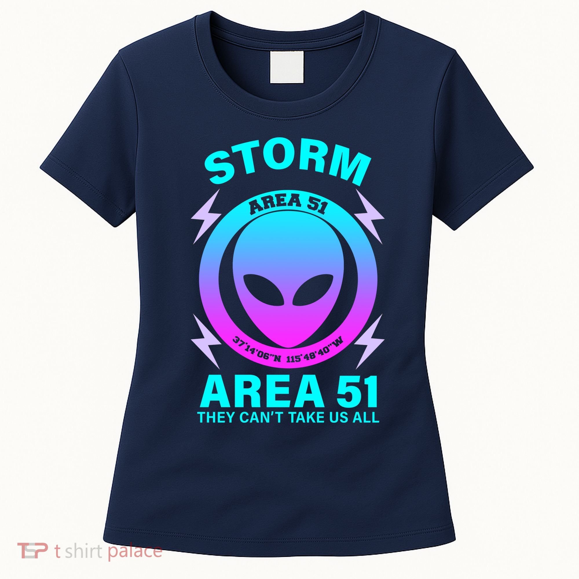 Storm Area 51 They Can't Stop Us All Women's T-Shirt