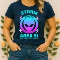 Storm Area 51 They Can't Stop Us All Women's T-Shirt thumb 2
