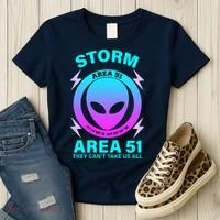 Storm Area 51 They Can't Stop Us All Women's T-Shirt thumb 3