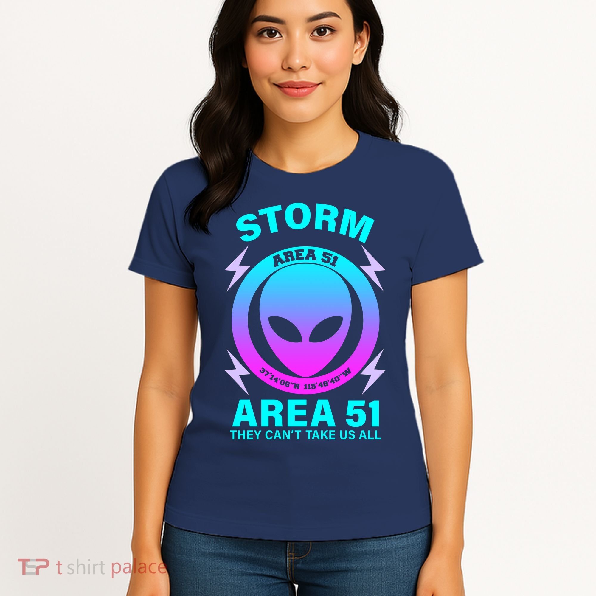 Storm Area 51 They Can't Stop Us All Women's T-Shirt