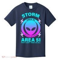 Storm Area 51 They Can't Stop Us All Kids T-Shirt thumb 0