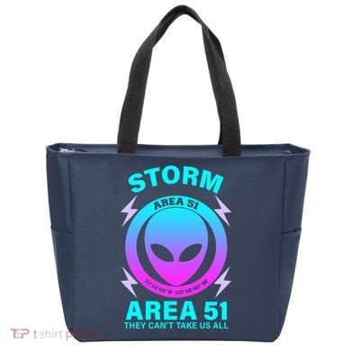 Storm Area 51 They Can't Stop Us All Tote Bag