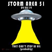 Storm Area 51 They Can't Stop Us Probably Ornament thumb 1