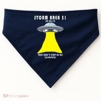 Storm Area 51 They Can't Stop Us Probably USA-Made Doggie Bandana thumb 0