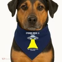 Storm Area 51 They Can't Stop Us Probably USA-Made Doggie Bandana thumb 1