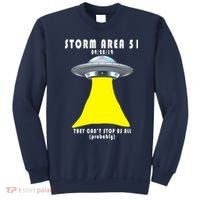 Storm Area 51 They Can't Stop Us Probably Sweatshirt thumb 0
