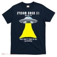 Storm Area 51 They Can't Stop Us Probably T-Shirt thumb 0