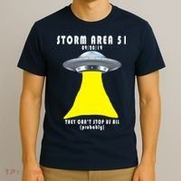Storm Area 51 They Can't Stop Us Probably T-Shirt thumb 3