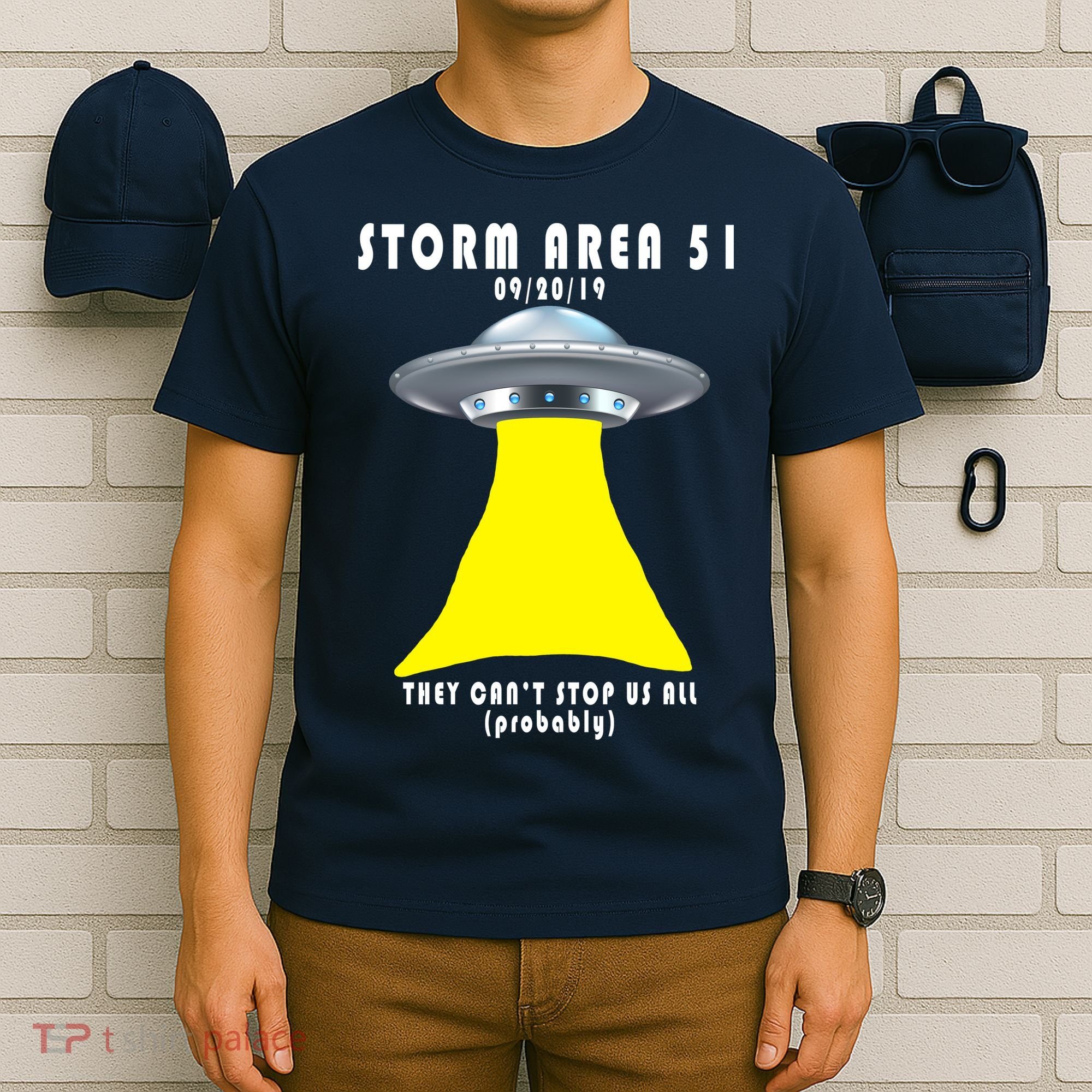 Storm Area 51 They Can't Stop Us Probably T-Shirt