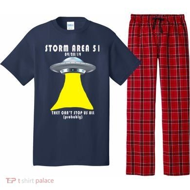 Storm Area 51 They Can't Stop Us Probably Pajama Set