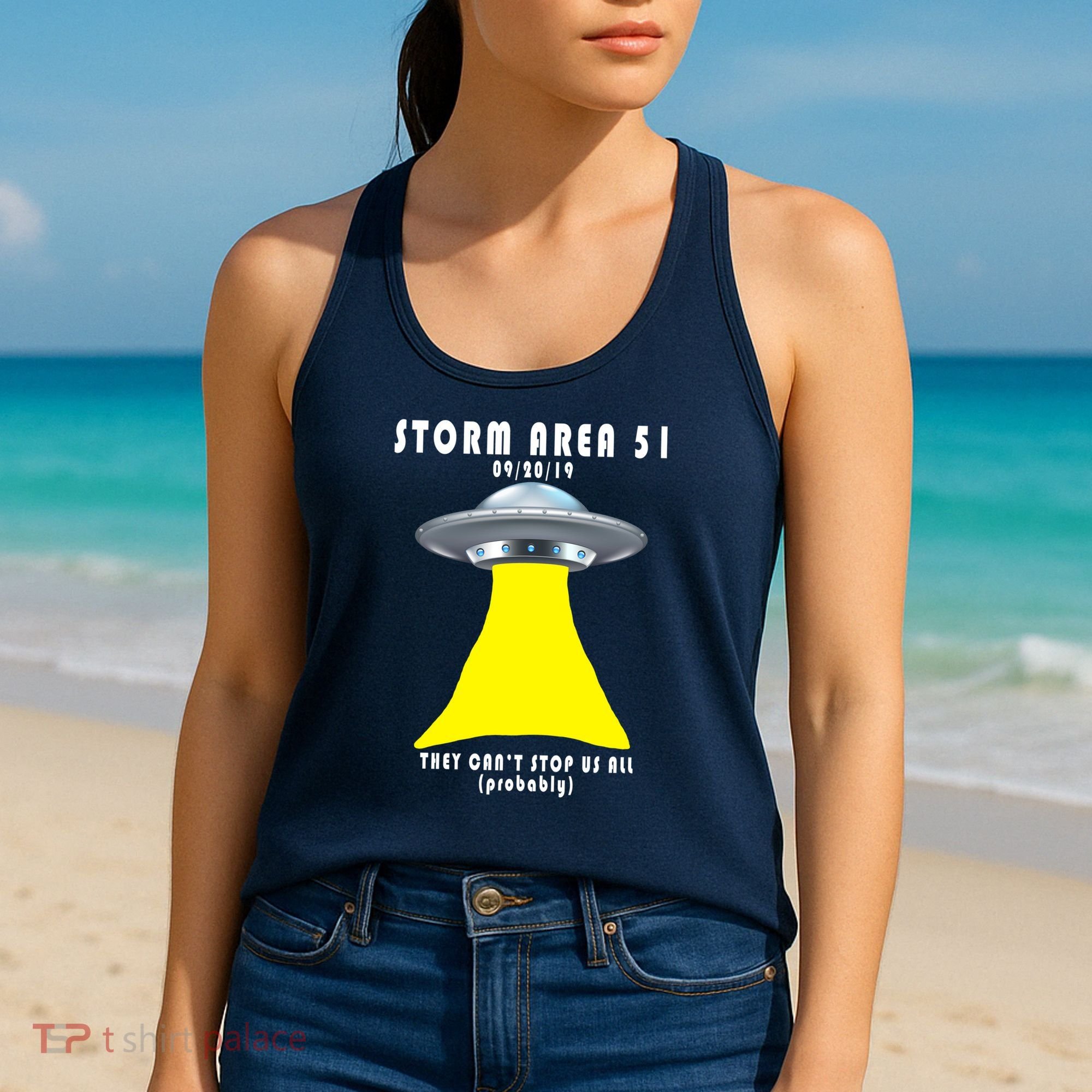 Storm Area 51 They Can't Stop Us Probably Women's Tank Top