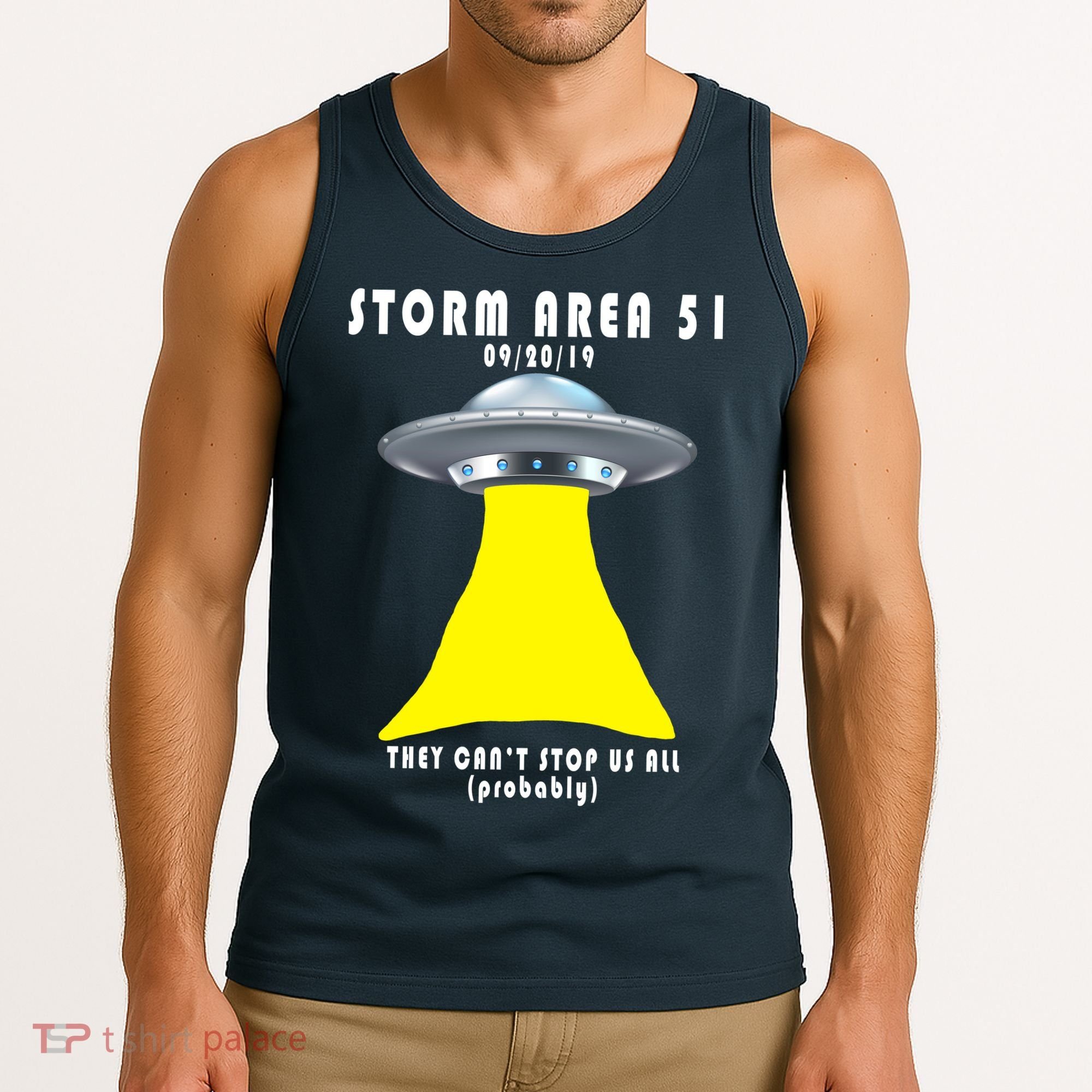 Storm Area 51 They Can't Stop Us Probably Tank Top