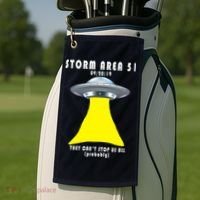 Storm Area 51 They Can't Stop Us Probably Golf Towel thumb 2