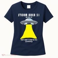 Storm Area 51 They Can't Stop Us Probably Women's T-Shirt thumb 0