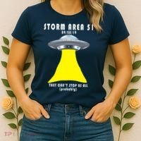 Storm Area 51 They Can't Stop Us Probably Women's T-Shirt thumb 2
