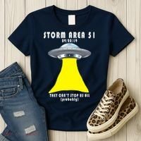 Storm Area 51 They Can't Stop Us Probably Women's T-Shirt thumb 3